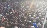 Aksi orator demo Kaltim viral, minta massa mundur agar tak bentrok dengan aparat