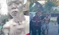 Viral manusia silver todongkan pisau di Kuta Bali, polisi tangkap pelaku usai resahkan pengendara