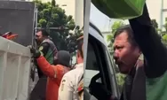 Kronologi video viral ojol teriak minta tolong dan panjat truk saat motor diangkut Dishub di Jakarta Timur