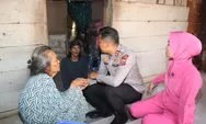 Kapolres Subang jenguk dua personel sakit dan sambangi lansia, salurkan bantuan