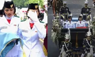 Deret momen haru dalam upacara HUT RI ke-81: Paskibraka menangis bangga, Prabowo tersentuh lantunan bagimu negeri