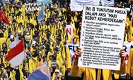 BEM UI dan 25 aliansi demo di Bundaran HI, tuntut keadilan ekonomi dan status bencana nasional