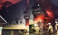 Kebakaran besar hanguskan bangunan kos di Tebet Jaksel: Telan 4 korban tewas, 1 orang terluka