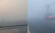 Kabut asap tebal kembali selimuti Banjarbaru Kalsel, warga keluhkan jarak pandang hanya 10 meter