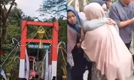 Saat peresmian berubah jadi kepanikan, Jembatan Gantung Pongpet Pangandaran ambruk dan 50 orang terjatuh