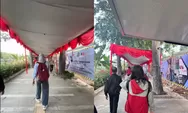 Duh! Sempat dikira tenda hajatan, Commuter Line klarifikasi: Ini bentuk fasilitas dan perhatian kepada pengguna stasiun