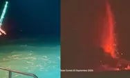Sudah berada di Selat Sunda sehari sebelum erupsi, pemancing ini bagikan situasi detik-detik Gunung Anak Krakatau muntahkan lava pijar