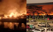 Diduga sengaja dibakar, heboh kebakaran di lahan samping Mall 23 Semarang