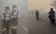 Karhutla melanda Kalimantan, siswa Kaltim hingga Kalbar masih menanti sekolahnya kembali dibuka