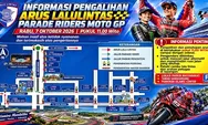 Daftar jalan yang ditutup saat parade MotoGP Mandalika 2026 di Mataram, catat jalur alternatifnya