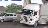 Aksi Truk Wingbox Kawal Mobil Panther Melaju Tanpa Kendali di Tol Jakarta Cikampek Tuai Pujian Warganet