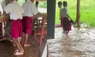 Potret Ketimpangan Fasilitas Pendidikan, Begini Kondisi SDN Leomanu di Kupang NTT yang Selalu Kebanjiran Tiap Hujan Deras