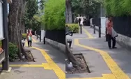 Jalur Guiding Block Dipasang Berkelok di Cikini, Bina Marga Jakarta Klaim Sudah Tindak Lanjuti Aduan Warganet 