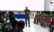 Danlanud Iswahjudi Beri Pembinaan Prajurit Muda Terkait Etika dan Disiplin Asrama