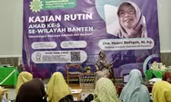 Di Persisitri Banten, Bidang Dakwah PP Persistri Ustazah Husni Sampaikan Kajian Keluarga Sakinah dan Berkah