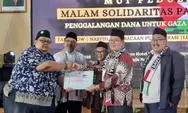 Alhamdulillah! LAZ PERSIS Salurkan Bantuan 500 Juta Untuk Palestina di Acara Malam Solidaritas MUI