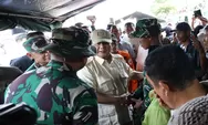 Prabowo Ucapkan Terima Kasih pada Prajurit yang Gendong Pendaki saat Erupsi Gunung Marapi