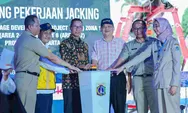 Pj. Gubernur Heru Launching Pekerjaan Konstruksi Jaringan Pipa Air Limbah Jakarta Sewerage Development Project (JSDP) Zone 1