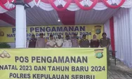 Pospam Pulau Pramuka, Polres Kepulauan Seribu, Memastikan Keamanan Wisatawan Selama Natal 2023 dan Tahun Baru 2024