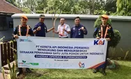 Aksi Nyata Dukung Lestarikan Lingkungan, KAI Daop 5 Purwokerto Tanam 100 Pohon