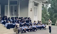 Sambangi Istana Kepresidenan Cipanas, Siswa SMP PCI Terpukau Dengan Keindahan Istana yang Dibangun 1740