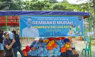 Gelar Sembako Murah di Dua Kelurahan, Pemprov DKI Gandeng Swasta dan BUMD DKI