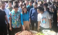 Gibran Blusukan ke Pasar Kemiri Muka Depok