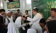 Sambut Bulan Suci Ramadhan, Polres Metro Jakarta Selatan Gelar Doa Bersama Dan Santunan Anak Yatim.