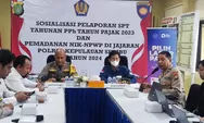 Polres Kepulauan Seribu Mengadakan Kegiatan Sosialisasi Pemadanan NIK menjadi NPWP dan Pelaporan SPT Tahunan