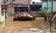 Banjir di Sawangan Depok, Kapolsek Bojongsari Imbau Masyarakat tetap Tenang