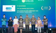 Gak Kaleng-Kaleng, Tiga Kali Berturut-turut  Sucofindo Raih Penghargaan Top CSR Award Level Bintang Lima