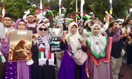 Konsisten Dukung Kemerdekaan Palestina, Salimah Hadiri Aksi Damai Bela Palestina di Monas