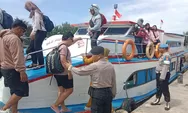 Polsek Kepulauan Seribu Utara Laksanakan Pengamanan Dermaga Pulau Kelapa untuk Antisipasi Gangguan Kamtibmas