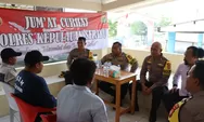 Kapolres Kepulauan Seribu AKBP Ajie Lukman Hidayat Gelar Jumat Curhat di Pulau Lancang untuk Cipta Kondisi Pilkada 2024
