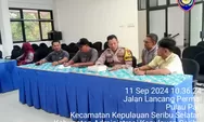 Bhabinkamtibmas Pulau Lancang Hadiri Kegiatan Roadshow Pengawasan Pemilu Partisipatif, Ajak Masyarakat Sukseskan Pilkada 2024