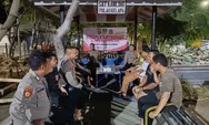 Kapolsek Kepulauan Seribu Utara Gelar Ngopi Kamtibmas Bersama Remaja Pulau Kelapa