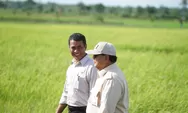 Presiden Prabowo Didampingi Mentan Amran Dalam Kunjungan Perdana ke Lahan Pertanian Merauke