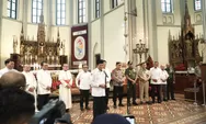 Sapa Umat Kristiani di Gereja, Menag: Natal Menambah Rasa Sayang dan Cinta Damai 