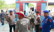 Polres Kepulauan Seribu Bersama TNI Amankan Keberangkatan Kapal Wisatawan di Dermaga Marina Ancol