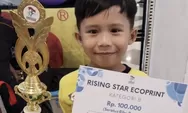Siswa PCI Kids Arshaka Gibran Aulian Raih Juara Rising Star pada Lomba Ecoprint Tingkat Kabupaten Bandung 