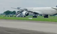 Dugaan Ancaman Bom, Pesawat Saudi Sv-5726  Mendarat Darurat di Bandara Kualanamu