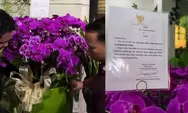 Presiden Prabowo Kirim Bunga Anggrek Ungu untuk Joko Widodo