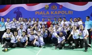 Sestama BNN RI Hadiri Pembukaan Kejuaraan Bulutangkis Piala Kapolri 2025