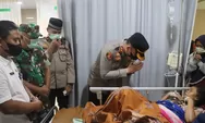 Kapolres Tangerang Selatan Jenguk Korban Ledakan di Pamulang, Serahkan Bantuan Sosial