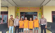 Polsek Kandis Ringkus Empat Terduga Pelaku Persetubuhan Anak di Bawah Umur