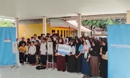 Jufi dan Yayasan Astra Gelar Wakaf Kacamata untuk Pelajar Duafa di Bantar Gebang