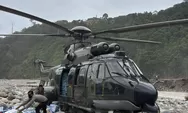 Saat Air Jadi Landasan, Manuver Ekstrem Heli TNI AU Mendarat di Aliran Sungai untuk Jangkau Warga Gayo Lues Aceh