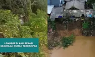 Beredar Video Longsoran di Bantaran Sungai Tambun Utara: Rumah Warga Hancur, Pepohonan Tumbang