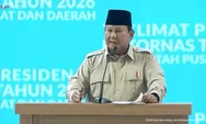 Prabowo Serukan Elit Bersatu Jaga Kekayaan Bangsa di Rakornas Pemerintah Pusat–Daerah
