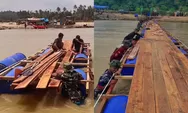 Lebih dari Dua Bulan Bertahan dengan Getek untuk Menyeberang Sungai, Begini Kendala Pembangunan Jembatan Apung di Aceh utara